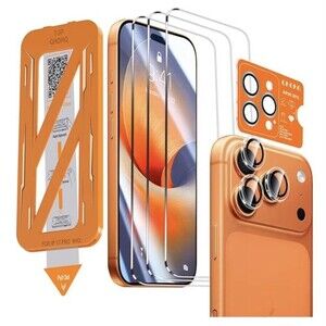iPhone 17 Pro Max 6.9 Inch New 3 Pack Screen Protector Transparent